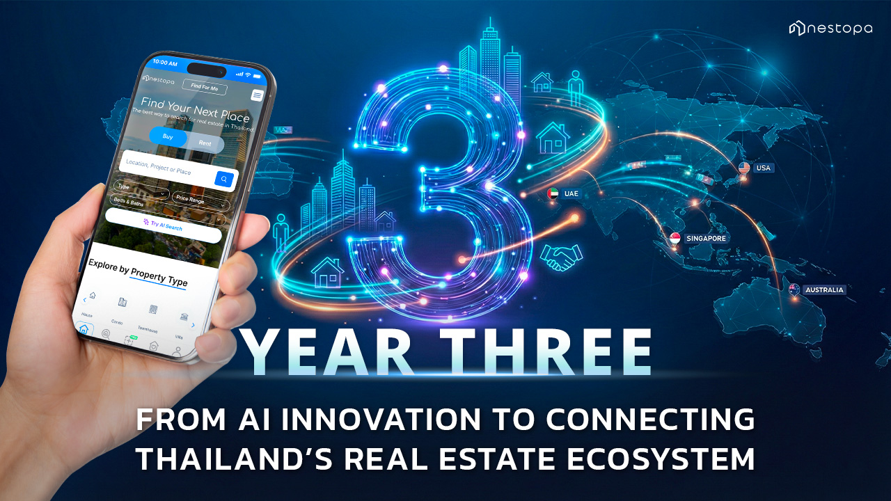 Nestopa Approaches 3-Year Milestone, Expanding from Early AI Adoption to Industry Connector in Thailand’s Real Estate Market