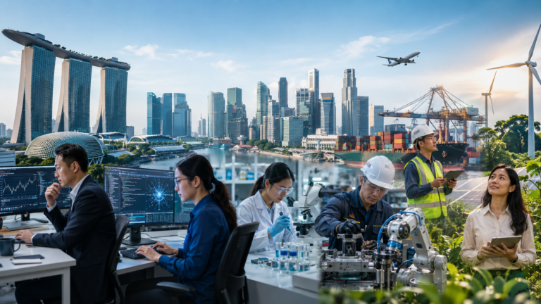 High-Growth Industries and Career Paths in Singapore