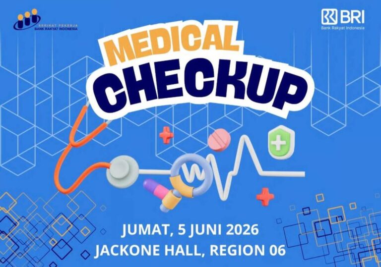 SP BRI Region 6 Gelar MCU untuk 100 Pekerja